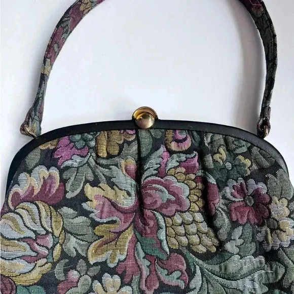 Vintage Jane Shilton Tapestry Pocketbook Handbag Purse - Picture 2 of 6